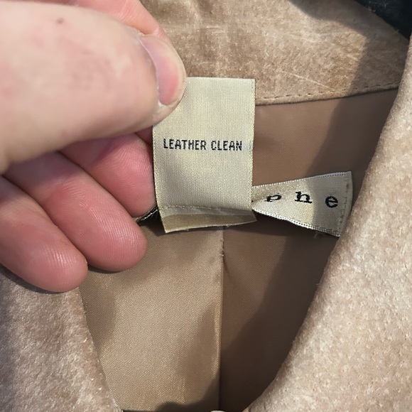 Apostrophe | Light Brown 100% leather Jacket | Size 10 - Picture 4 of 6